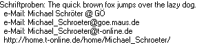 Bildbeschreibung: Es sind ein paar Zeilen in der Schrift des Fonts `ArialPixel` in der Groesse 9pt zu sehen.